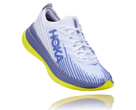 Sapatilhas Hoka One One Carbon X-SPE Portugal - Sapatilhas De Estrada Homem Branco / Azuis - DQRECH-817